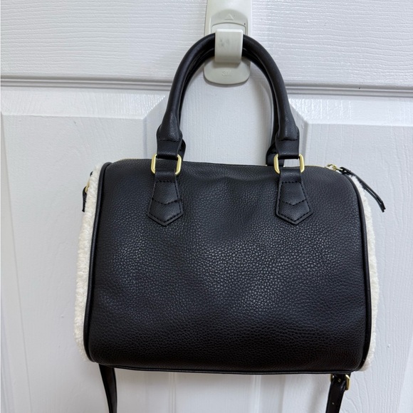 NWT Juicy Couture Black Flashback Satchel with White Logo - Picture 6 of 7